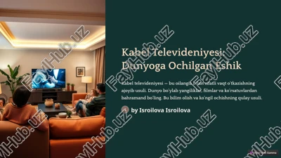 kabel televideniyesi — PPTX