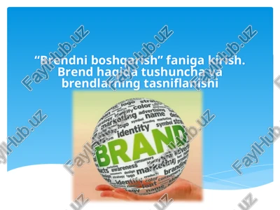 brendniboshqarish — PPTX