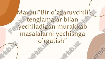 boshlang‘ich sinf o‘quvchilarining nutqini o‘stirishga oid mashq turlari — PDF