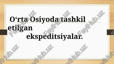 janubiy turkmaniston arxeologik kompleks ekspeditsiyasi (jtake) — PPTX
