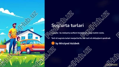 hayot sug'urtasi — PPTX
