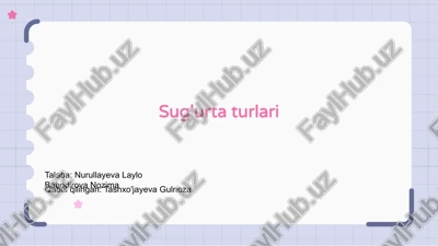 sug'urta turlari — PPTX