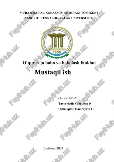 portfoliya turlari uning tuzilishi — DOCX