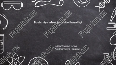 bosh miya afses parazitol kasalligi — PPTX