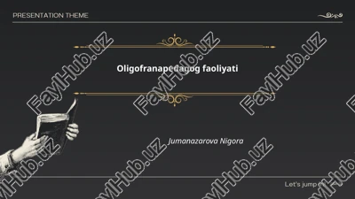 oligofranapedagog faoliyati — PPTX