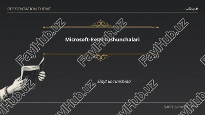 microsoft-exsel-tushunchalari — PPTX