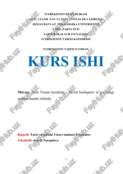 amir temur tuzuklari — DOC