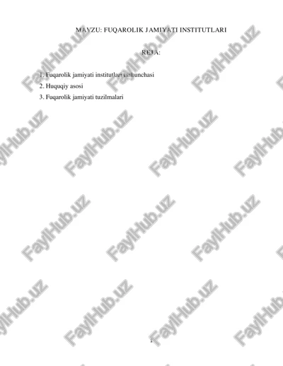 fuqarolik jamiyati institutlari — PDF