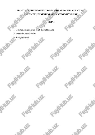 madaniyatshunoslik — DOCX