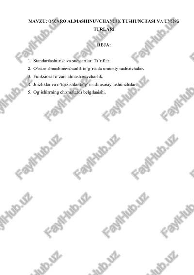 o‘zaro almashinuvchanlik tushunchasi va uning turlari — DOCX