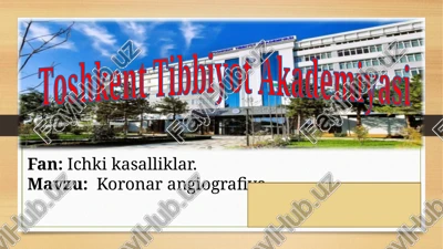 koronarangiografiya — PPTX