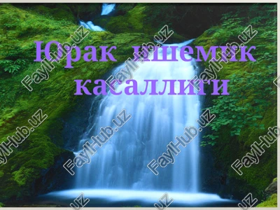 yurak ishemik kasalligi — PPT