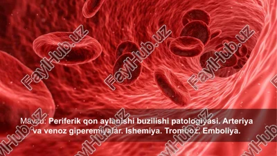 periferik qonaylanishibuzilishipatologiyasi — PPTX