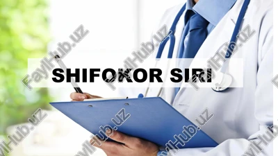 shifokor siri — PPTX