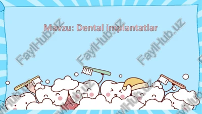dental implantlar — PDF