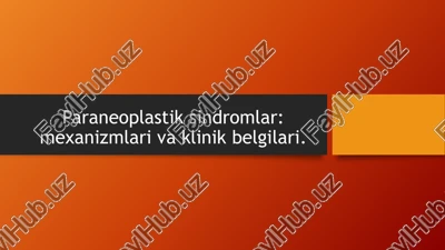 paraneoplastik sindromlar — PDF