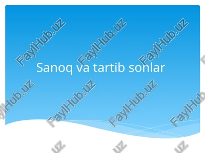 sonlar — PPTX