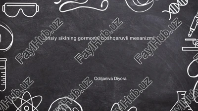 jinsiy siklning gormonal boshqaruvli mexanizmi — PDF