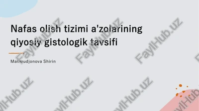 nafas olish tizimi — PDF