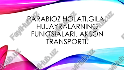 parabioz holati — PDF