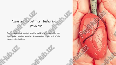 surunkali gepatitlar: tushunish va davolash — PDF