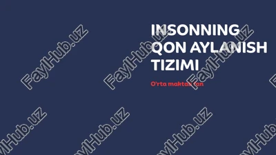 qon aylanish tizimi — PPTX