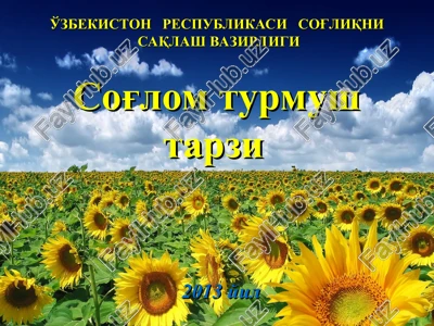sog'lom turmush tarzi — PPT