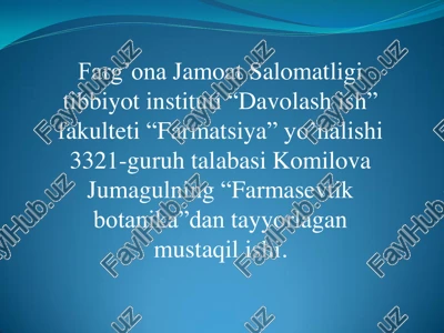 farmasevtik botanika — PDF