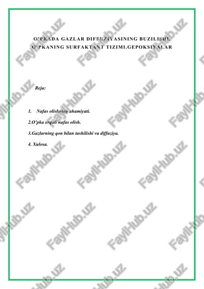 nafas olishning ahamiyati — DOCX