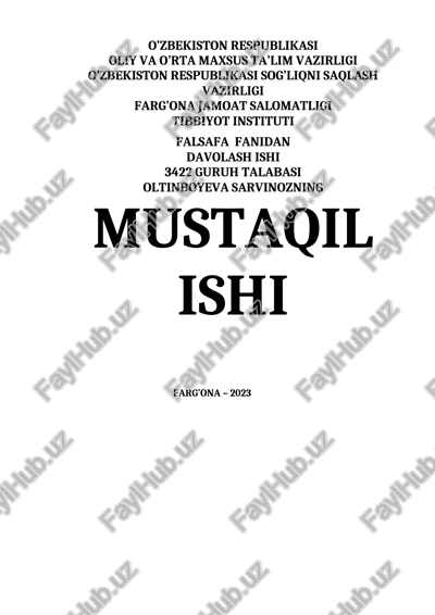 falsafiy qonunlar tushunchasi — DOCX