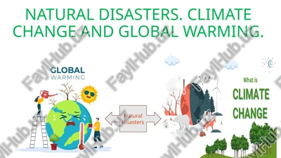 natural disasters. climate change and global warming — PPTX