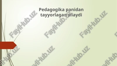 vii asrdan ix asrning birinchi yarimigacha o’rta osiyoda tarbiya, maktab va pedagogik fikirlar. sharq uyg’onish davrida pedagogik fikrlarning rivojllanishi — PPTX