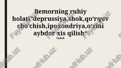 aybdorlik hissi — PPTX