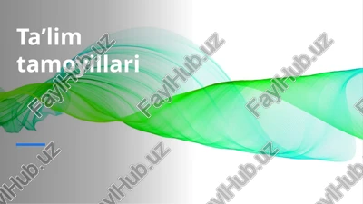 taʼlim tamoyillari — PPTX