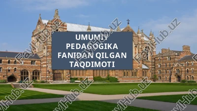 ta’lim mazmuni, metodlari va vositalari — PPTX