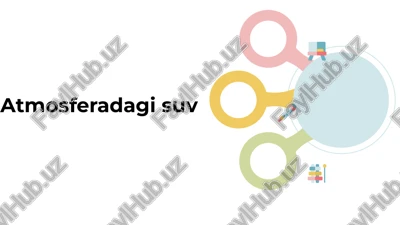 atmosferadagi suv — PPTX