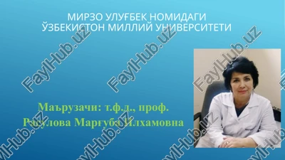 reproduktivsalomatlik tamoyillari — PPTX