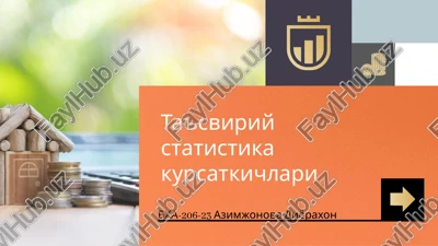 ta'sviriy statistika kursatkichlari — PPTX