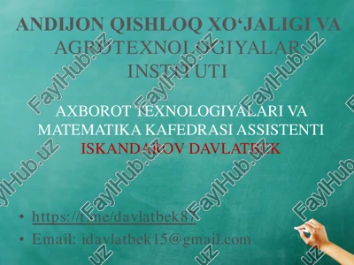 iqtisodiy masalalarni yechishda ishlab chiqarish funksiyalari — PDF