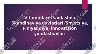 vitaminlar — PPTX