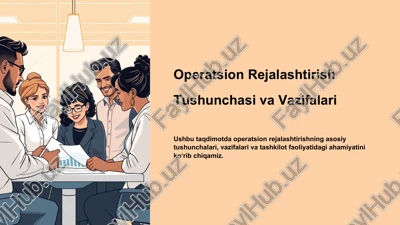 operatsion rejalashtirish — PDF