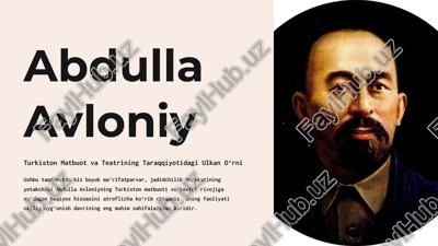 abdulla avloniy — PPTX