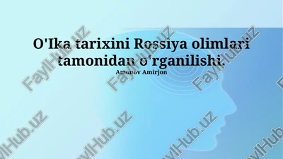 iqtisodiy va siyosiy tarix — PPTX