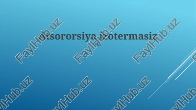 atsororsiya izotermasiz — PPTX