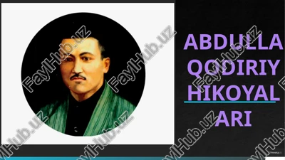 abdulla qodiriy hikoyalari — PPTX