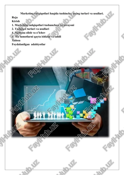 marketing tadqiqotlari — DOCX