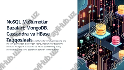 nosql ma'lumotlar bazalari: mongodb, cassandra va hbase taqqoslash — PPTX