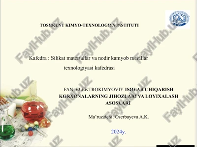 yangi korxona qurish yoki amaldagi korxonani ta’mirlash maqsadga muvofiqligini texnik – iqtisodiy jihatdan aniqlashvaloyihalash — PPTX