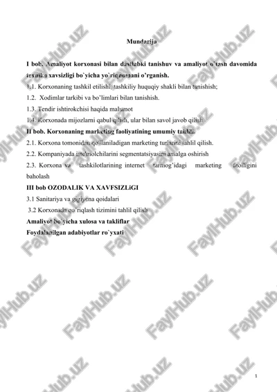 mchj amaliyot hisoboti — DOCX