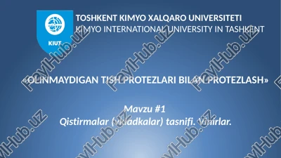 qistirmalar(vkladkalar)tasnifi.vinirlar. — PPTX